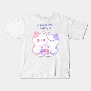 U make me happy! Kids T-Shirt